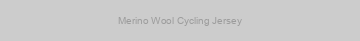 Merino Wool Cycling Jersey